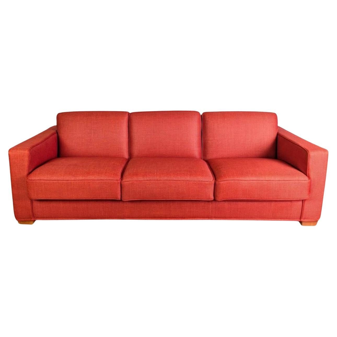 Original Flexform Italia Sofa Bob Couch Centro Studi 1997 rot im Angebot