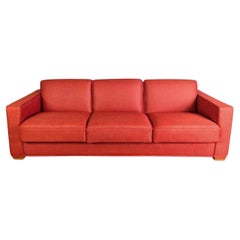 Original Flexform Italia Sofá Bob Couch Centro Studi 1997 rot