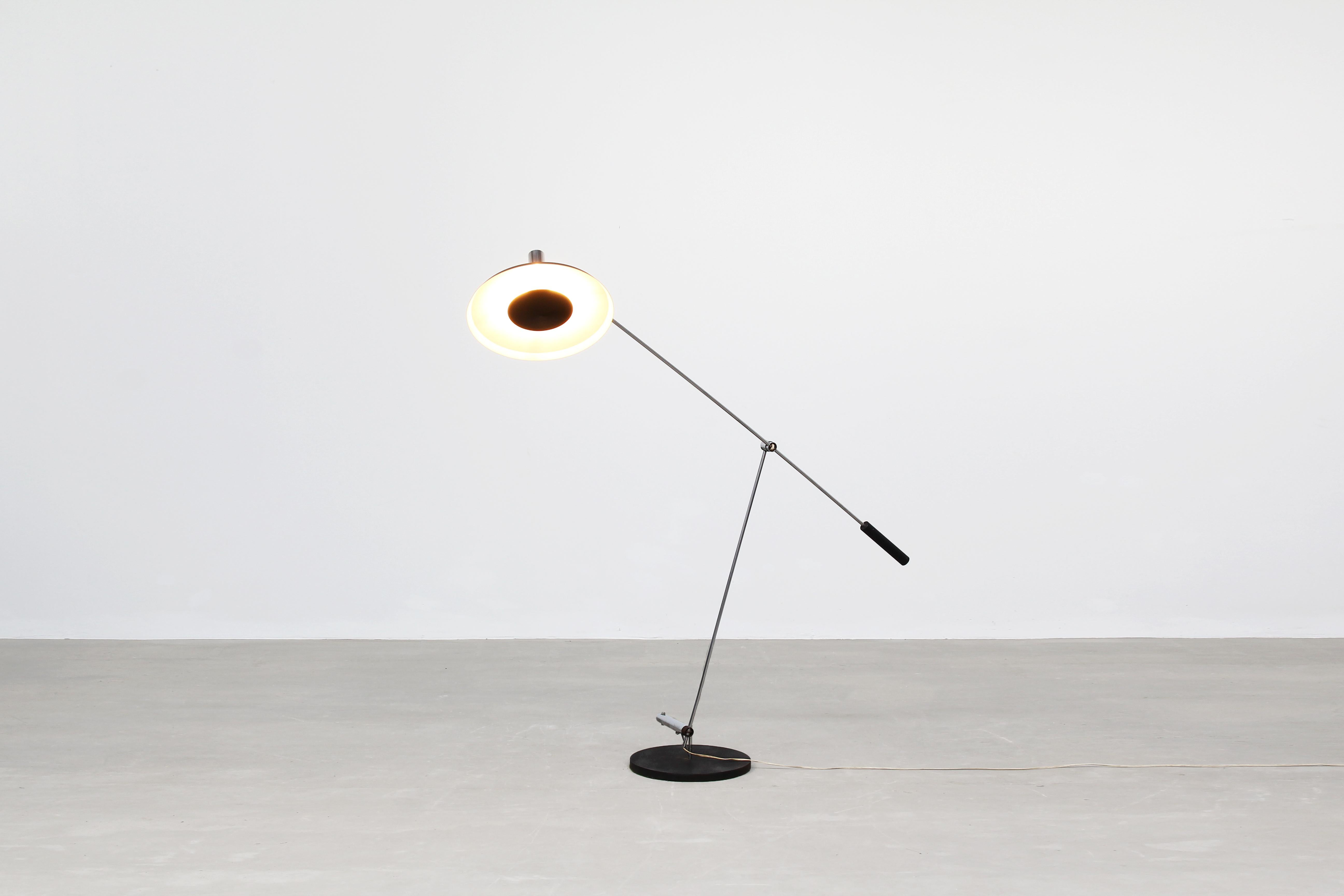 Swiss Original Floor Lamp by Rico & Rosmarie Baltensweiler from the 1960s