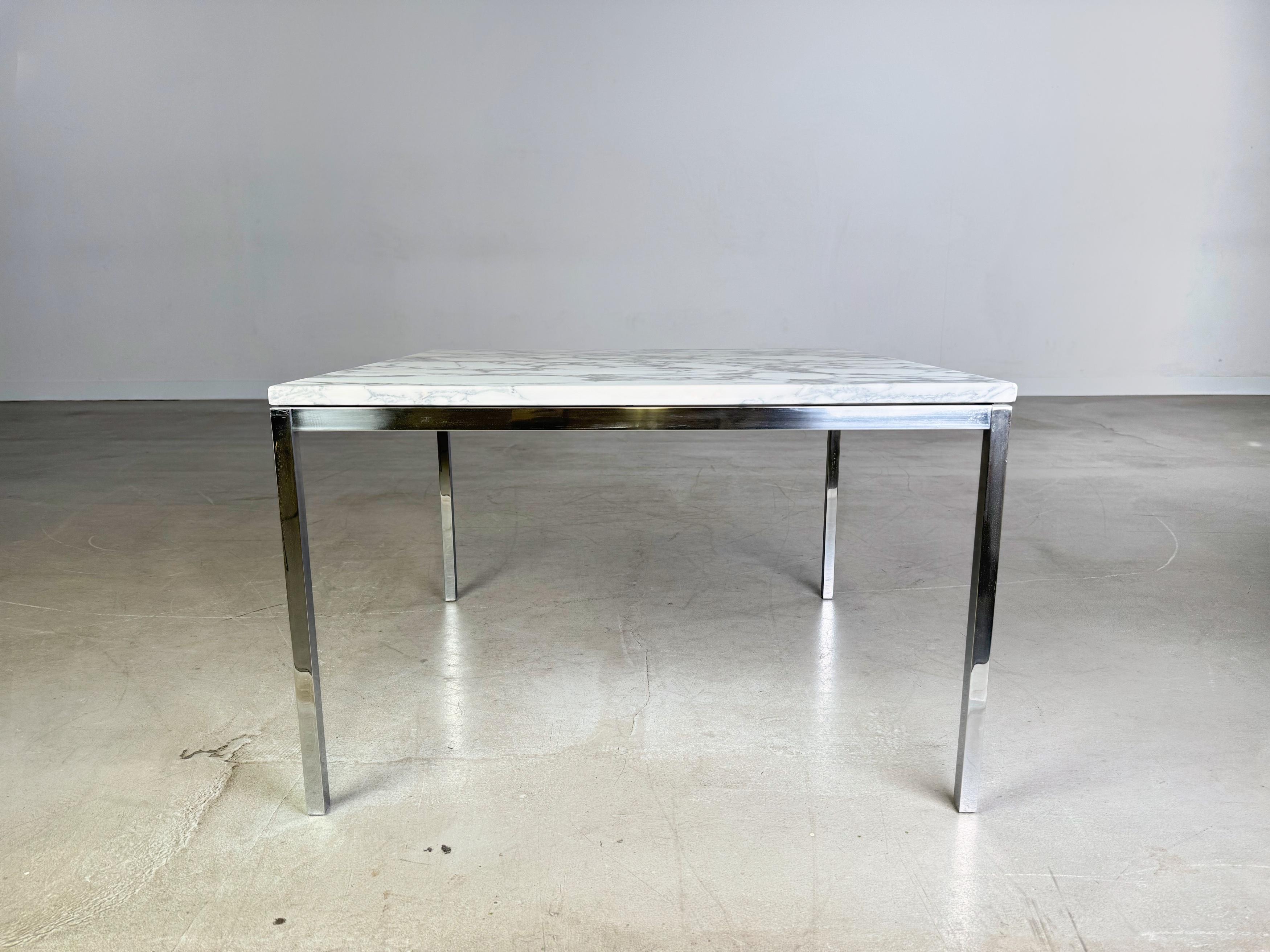 Mid-Century Modern Table basse originale Florence Knoll du milieu du siècle Couchtisch Marmor des années 1960 en vente