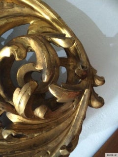 Original Florentine Antique Mirror, Dreamlike Single Piece