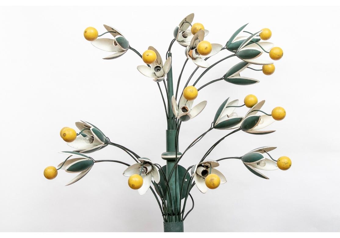 Mid-Century Modern Original Flower Wall Sconce Lights from Le Cirque New York City for Restoration For Sale