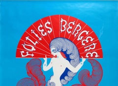 Original Folies Bergere Cabaret Poster by Erte for The New Revue Helene Martini