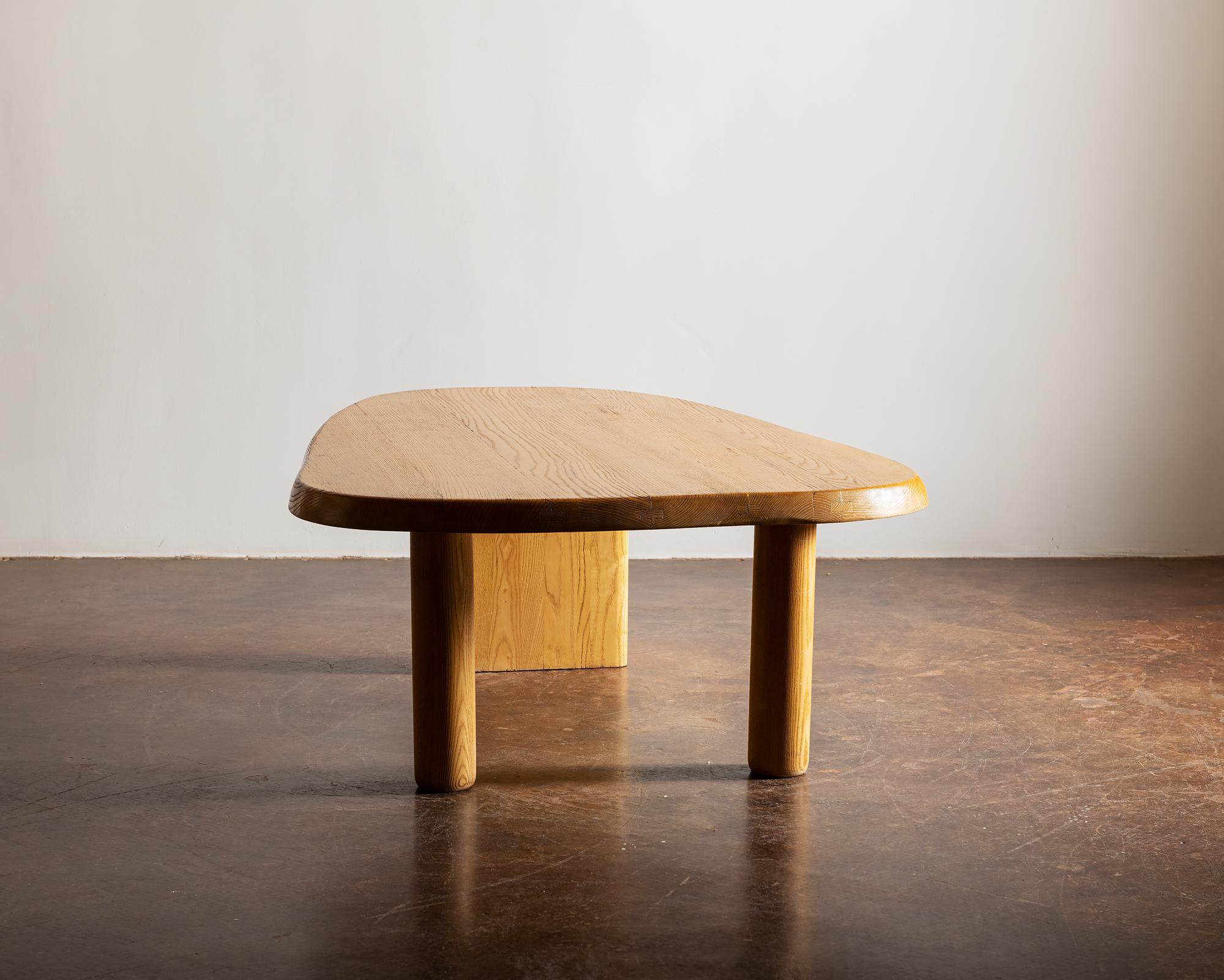 Mid-Century Modern Table basse Forme Libre d'origine de Charlotte Perriand pour Steph Simon