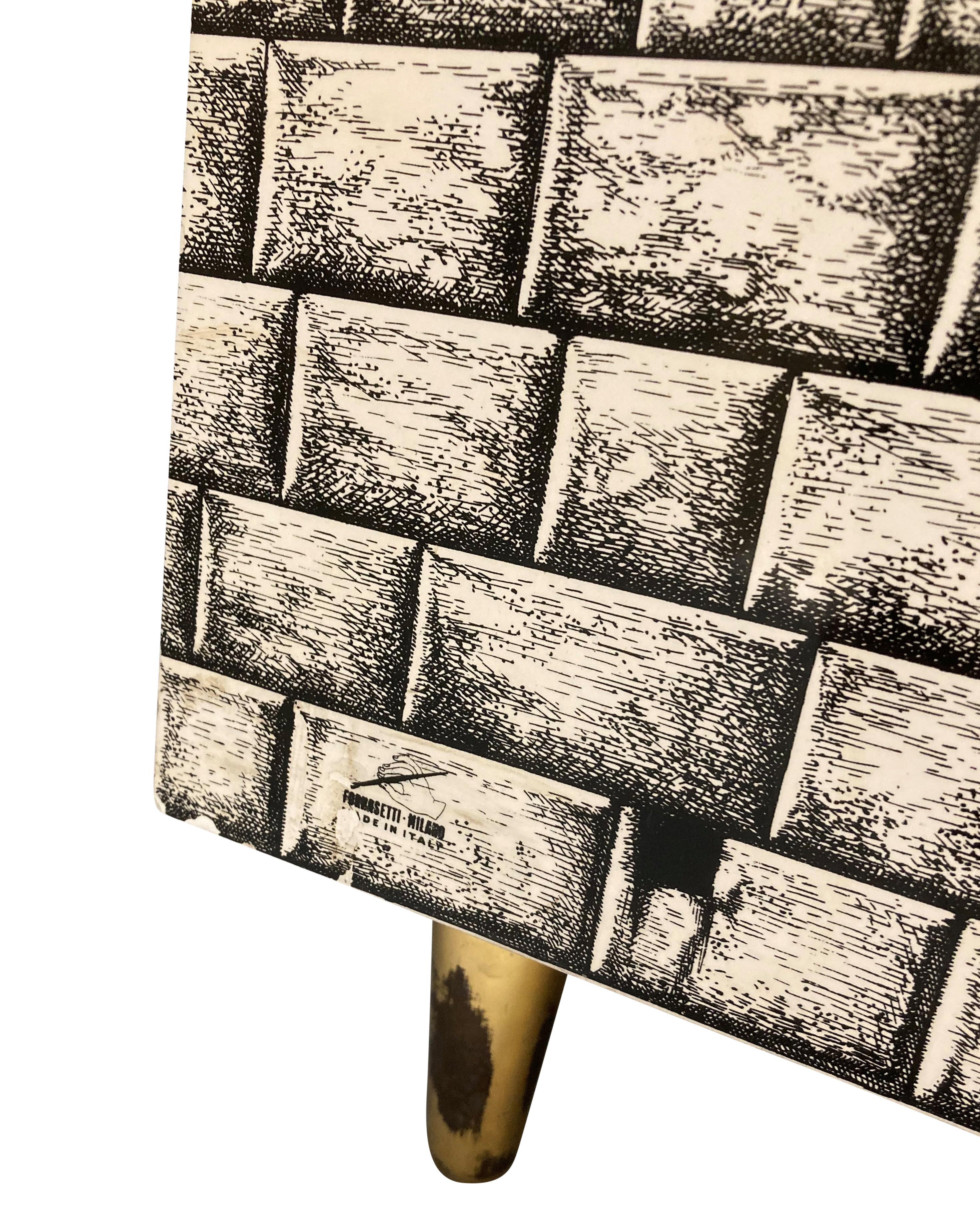 Original Fornasetti Gebogene Kommode mit Schubladenschrank (Buchenholz) im Angebot