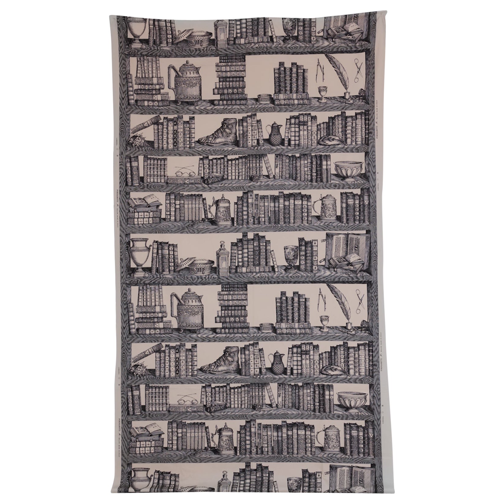 Original Fornasetti Panel in the Libreira Pattern