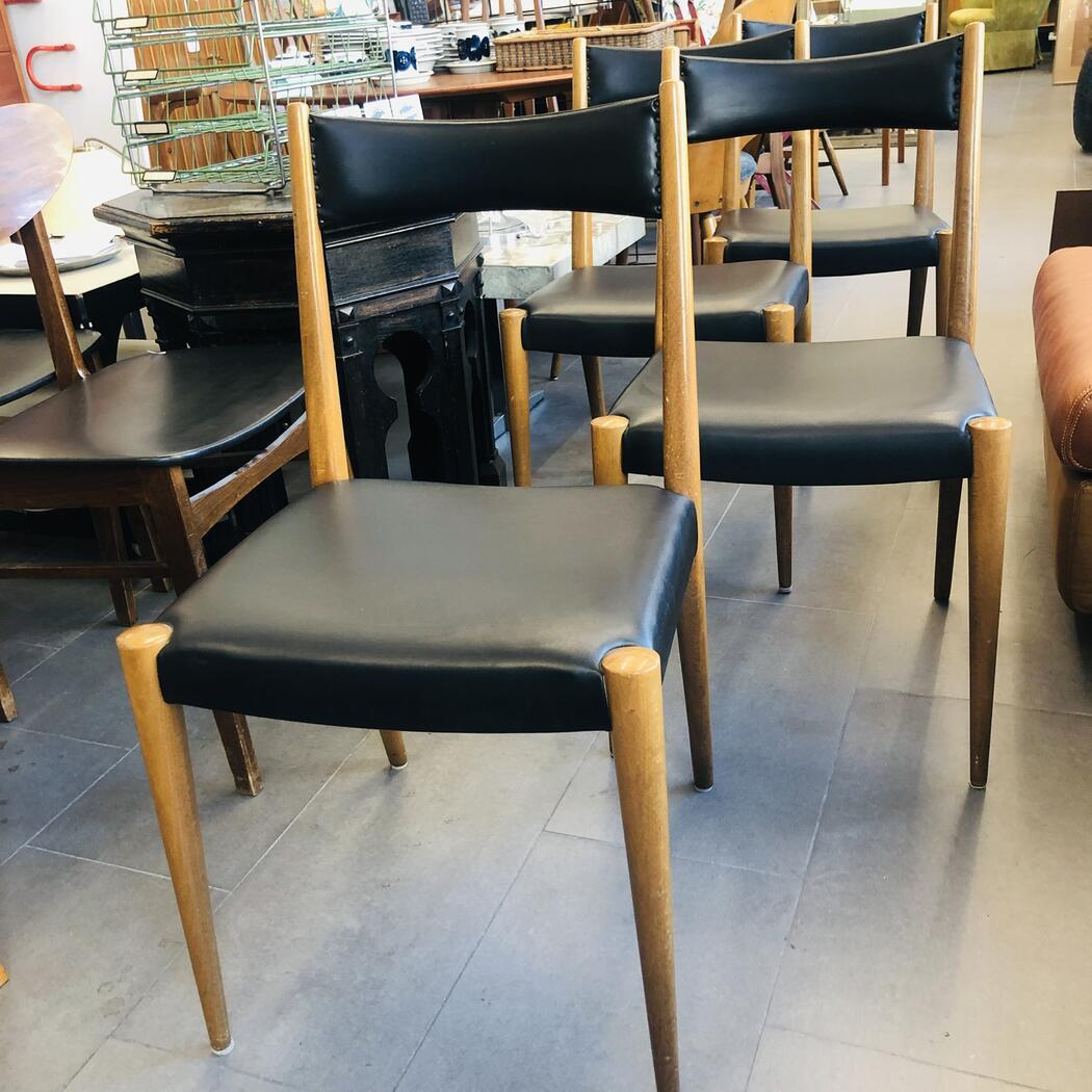 Original Four Chairs 1953 Anna-Lülja Praun For Sale 1