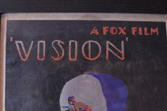 1920 Original Fox Film Movie Artwork for the Film "Vision" Empire Theatre London