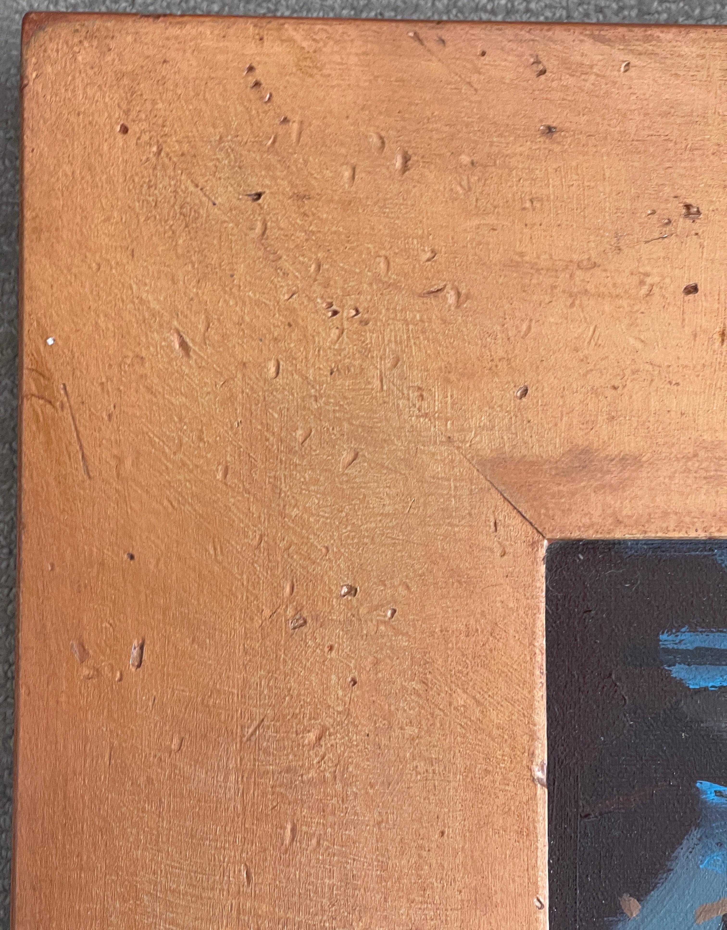 Original  Gerahmtes Acrylgemälde auf Leinwand, Schneeskulptur von David C Armstrong im Angebot 6