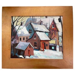 Original  Peinture acrylique sur toile, écaille de neige de David C Armstrong