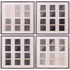 Stampe originali in bianco e nero con cornice di Dieter Roth