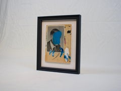 Framed Collage Artwork by Sébastien Coutheillas, 21st Century