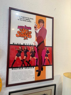 Original Framed Movie Collectible Poster The Spy Who Shagged Me 1999