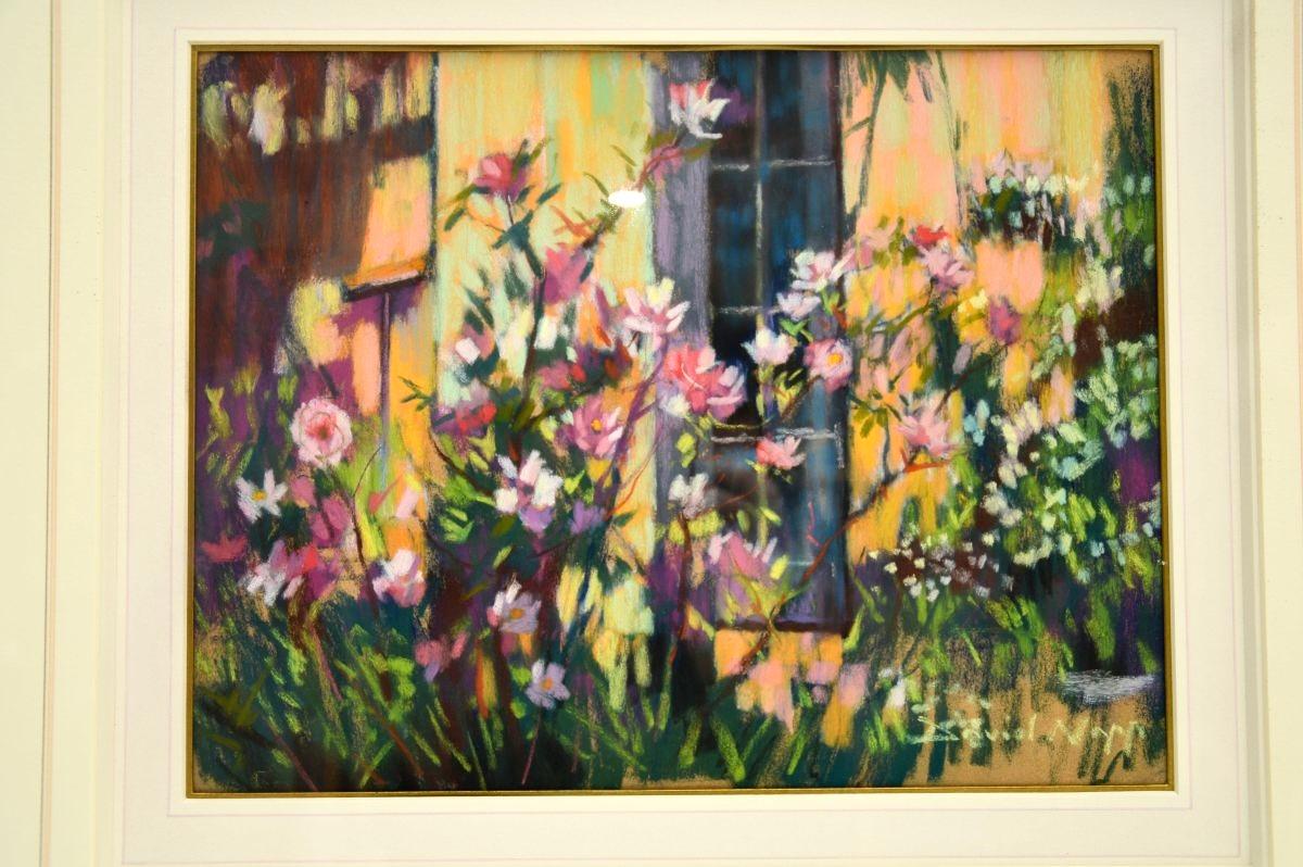 Britannique Peinture originale encadrée au pastel de David Napp en vente