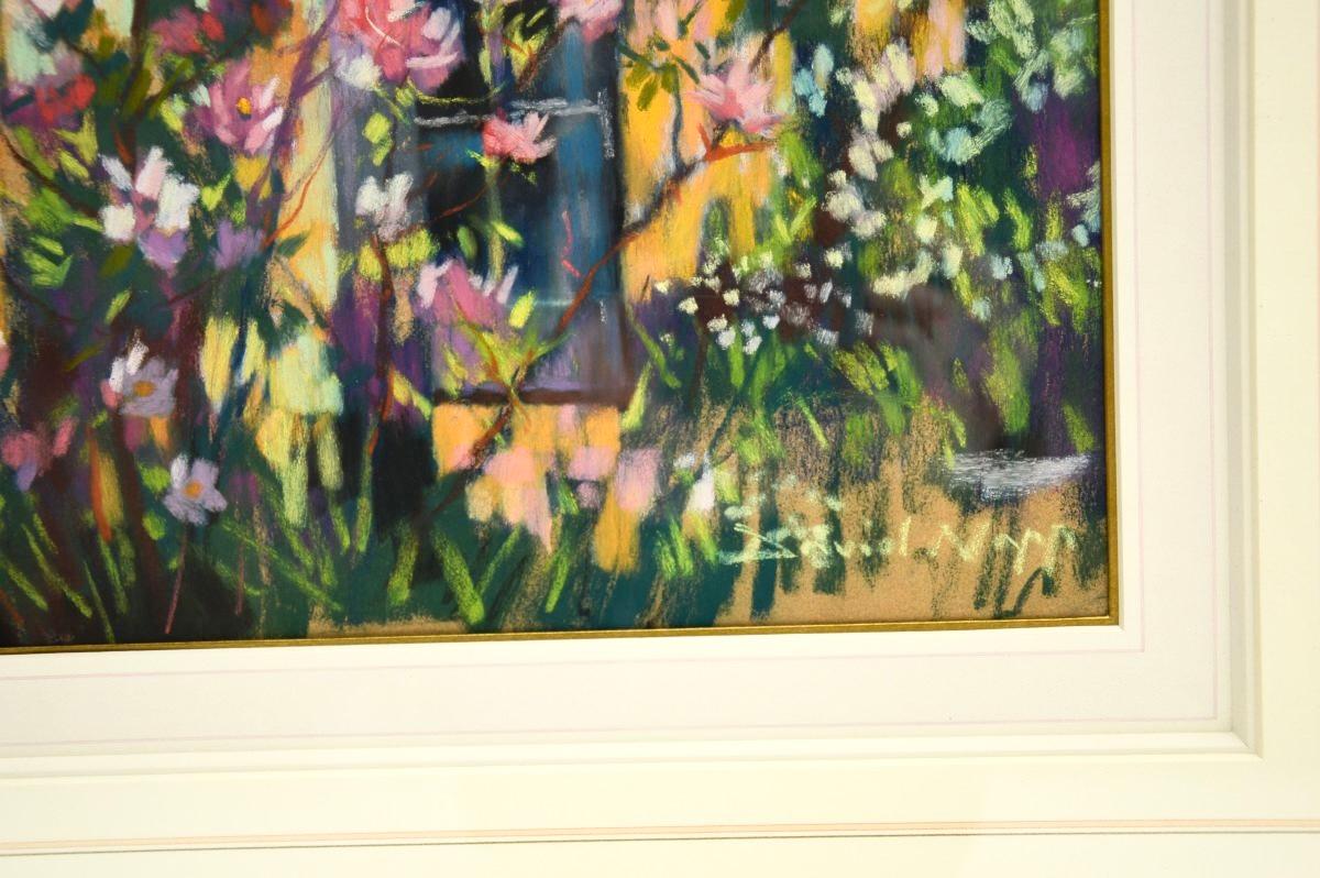 Peinture originale encadrée au pastel de David Napp Bon état - En vente à London, GB