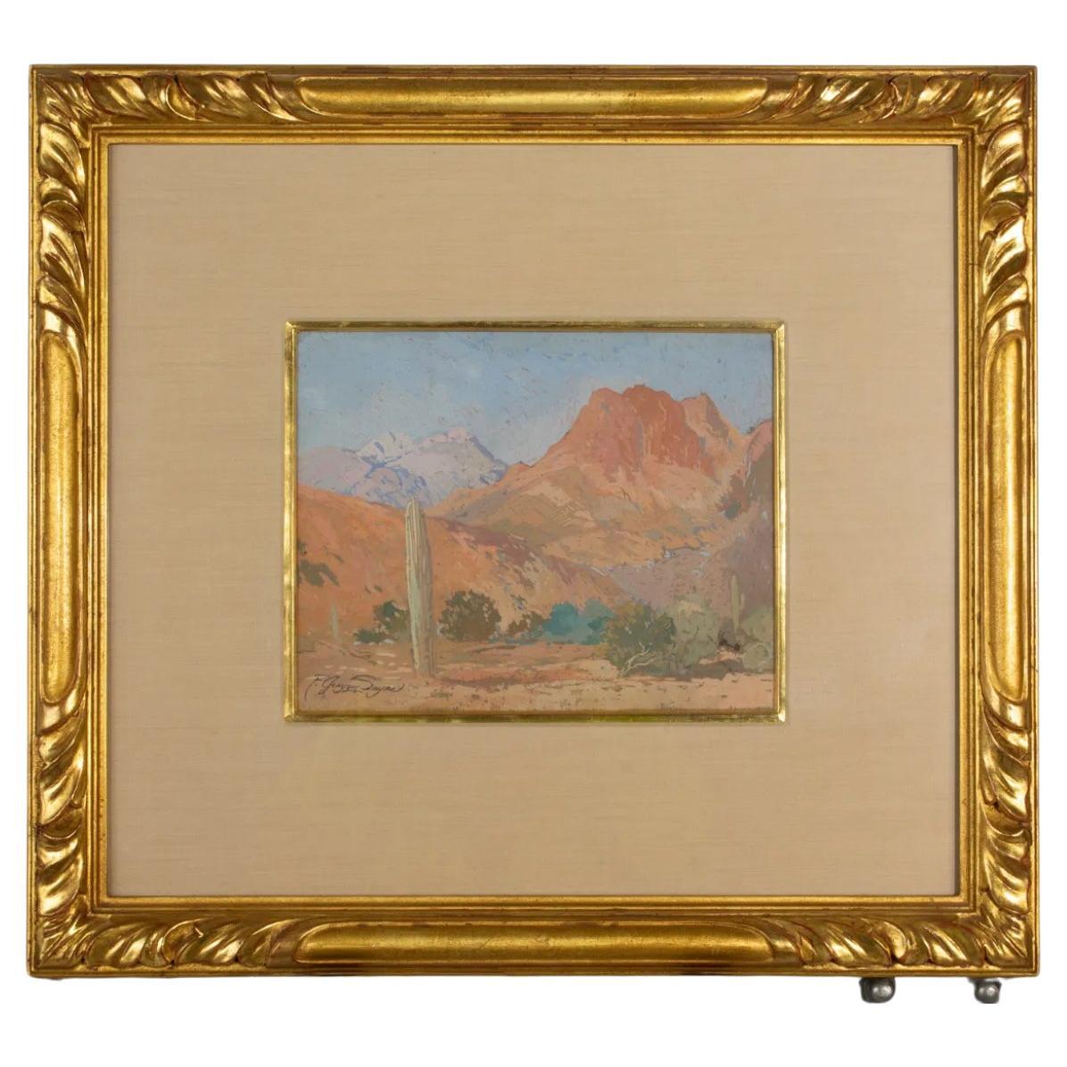 Original Fred Grayson Sayre Plien Air Oil Painting - Sedona Arizona Landscape