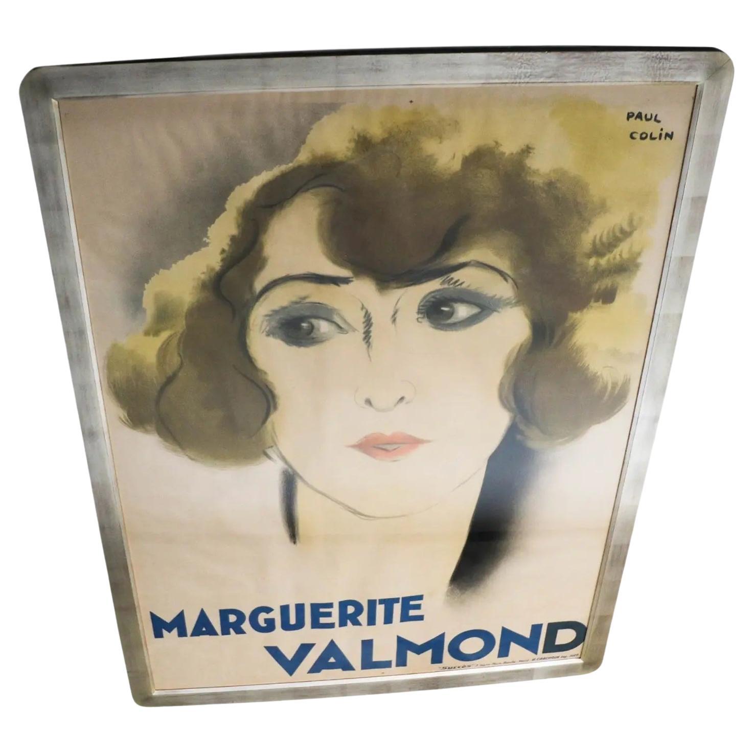 Original French large Art Deco Period Poster by Paul Colin 1928 For Sale