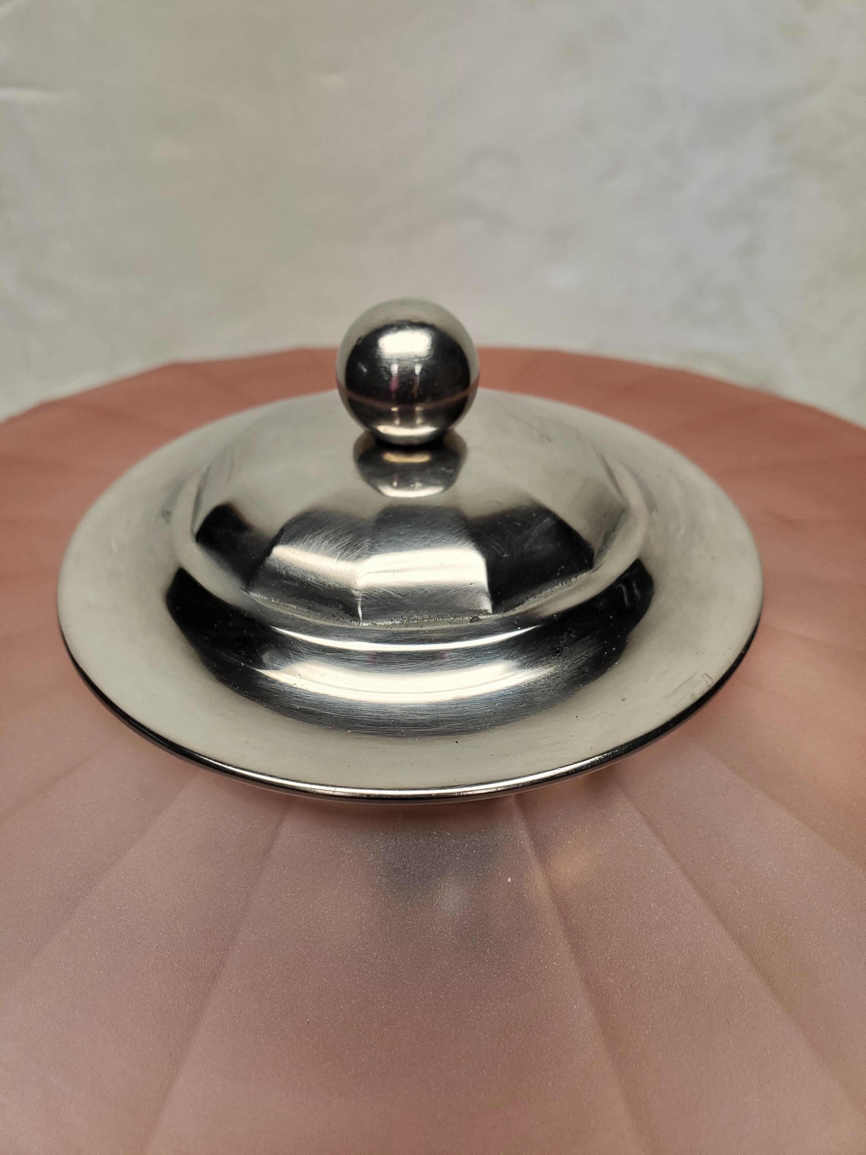 Französische Art-Déco-Tischlampe aus rosa/pfirsichfarbenem Kunstglas von Jean Gauthier im Angebot 9
