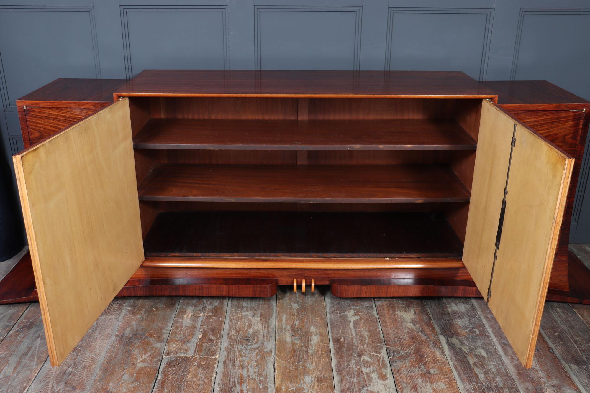 Original French Art Deco Sideboard c1930 For Sale 5