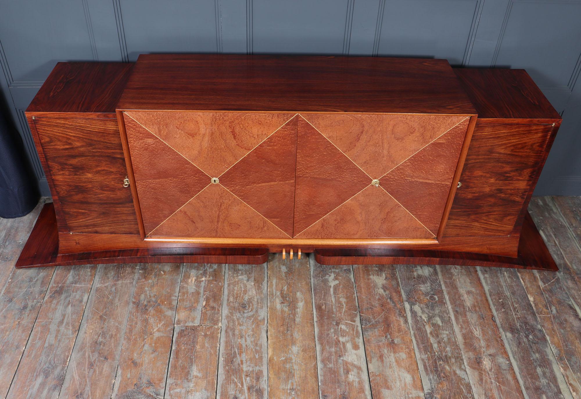 Original French Art Deco Sideboard c1930 For Sale 10