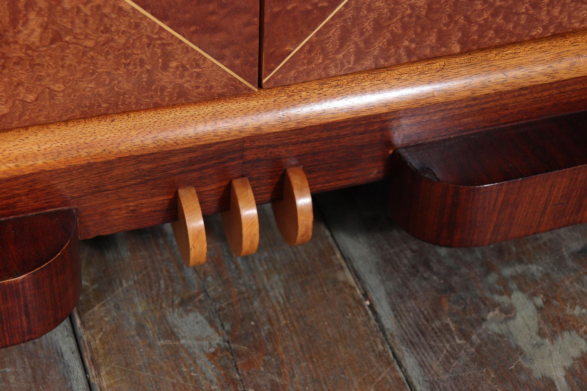 Original French Art Deco Sideboard c1930 For Sale 11