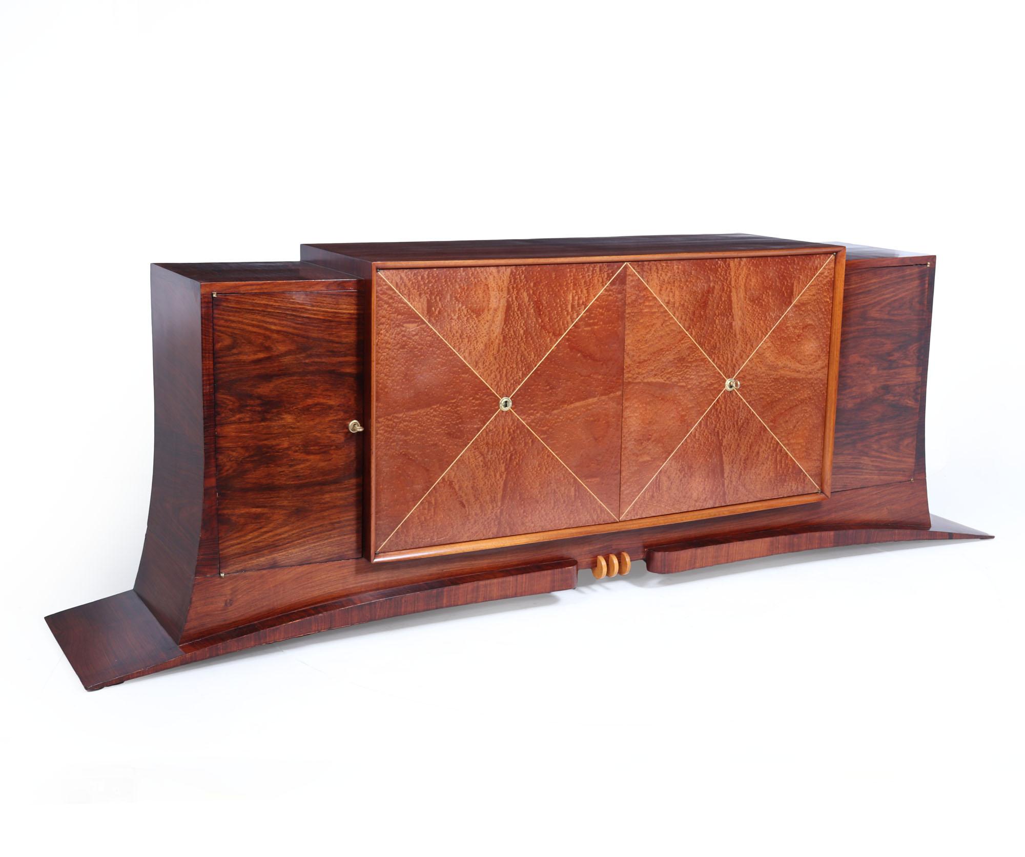 Original French Art Deco Sideboard c1930 For Sale 13