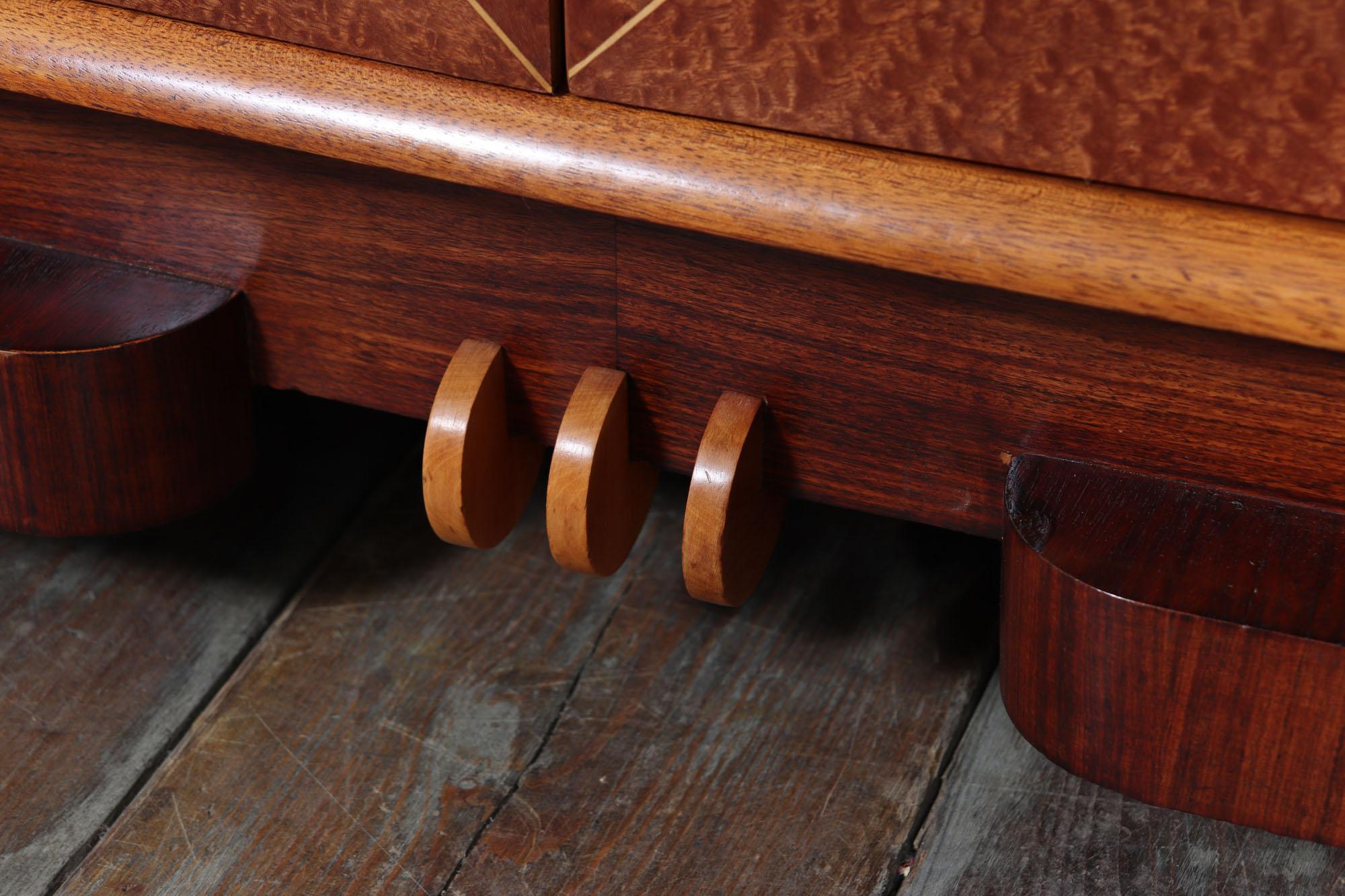 Original French Art Deco Sideboard c1930 For Sale 1