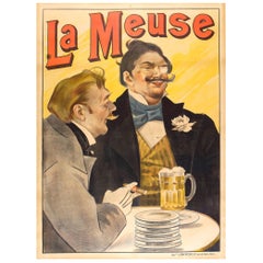 Antique Original French Belle Époque Beer Poster by Marold