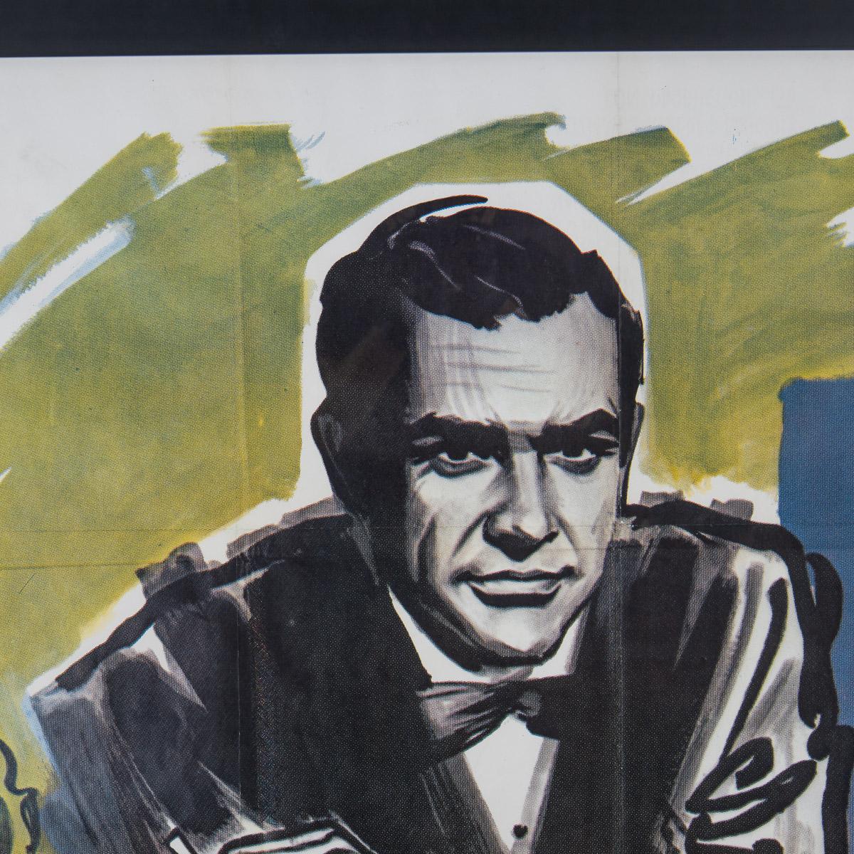 Ein sehr seltenes und original James Bond Dr. No (1962) Französisch Grande Filmplakat, Künstler: Boris Grinsson (1907-1999). Film mit Sean Connery in der Hauptrolle, dem ersten Film der Reihe. Dr. No ist ein Spionagefilm aus dem Jahr 1962 unter der