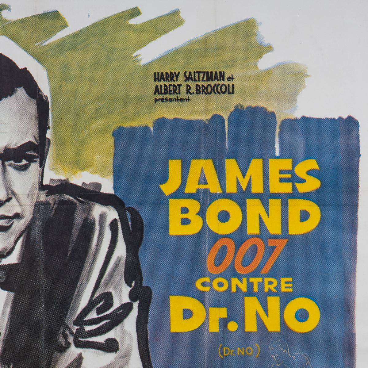 Franzsische Grande release James Bond 007 Dr. NO-Poster, ca. 1962 (Französisch) im Angebot