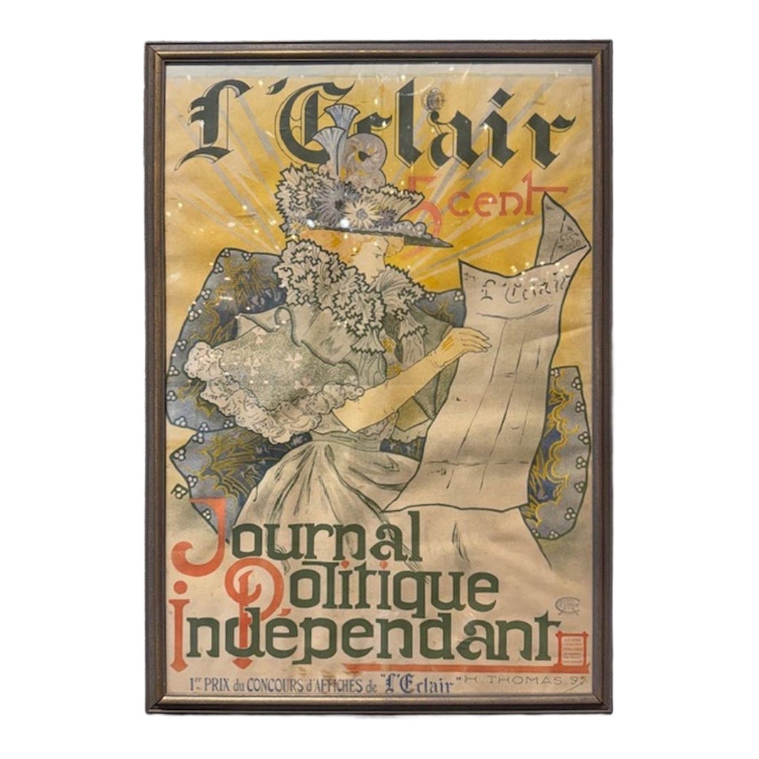 Original französisches Lithographie-Plakat im Angebot