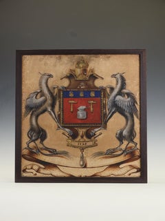 Original French Louis XV Coachbuilder’s Design for a Jeweller’s Trade Carriage