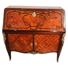 Antique Original French Louis XV Secretary Desk, Paris 1760