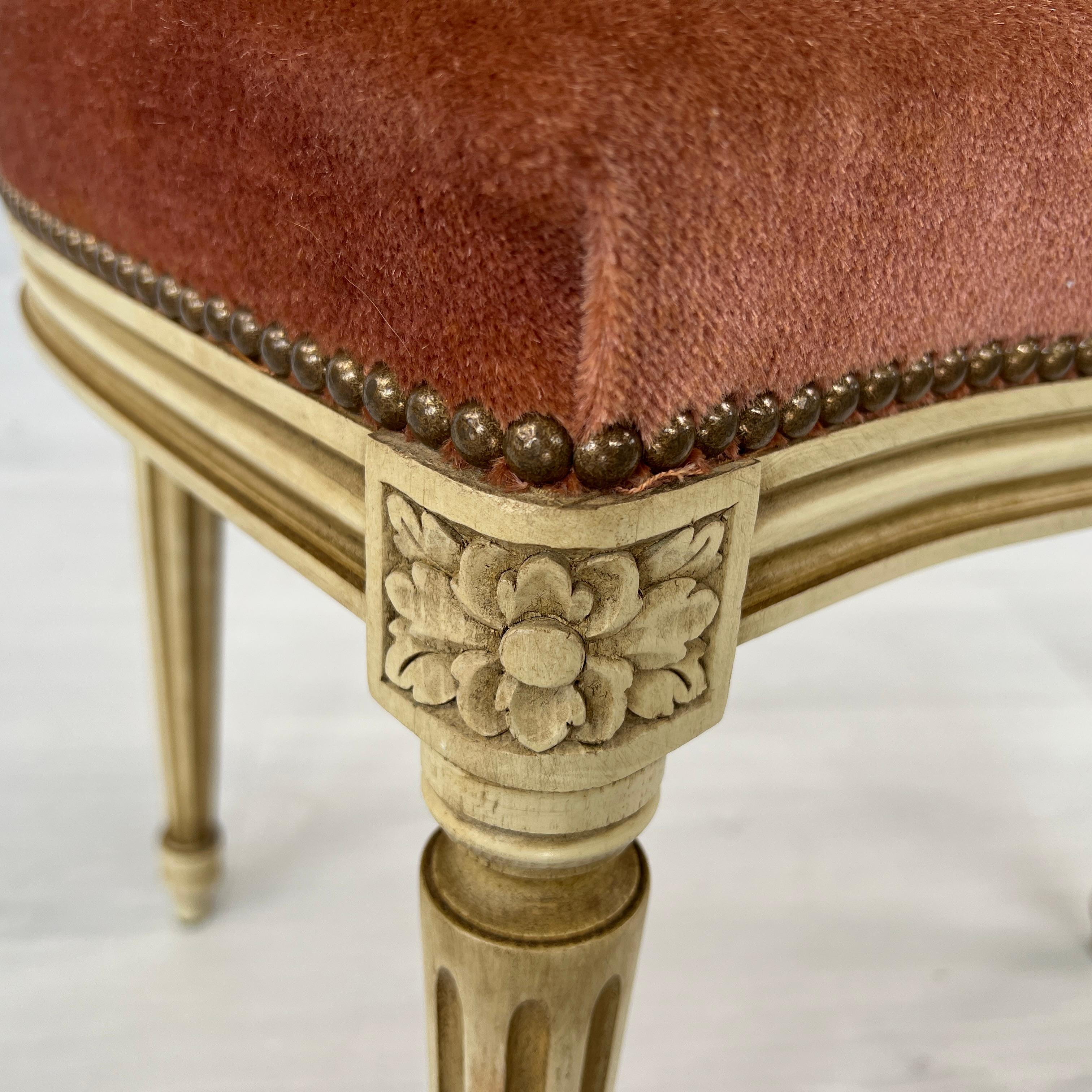 Original französische Louis XVI Medaillon Stühle - Satz von 6 im Angebot 6