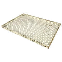 Original French Metal Tray "Rigituelle" by Mathieu Matégot Attrib., 1950