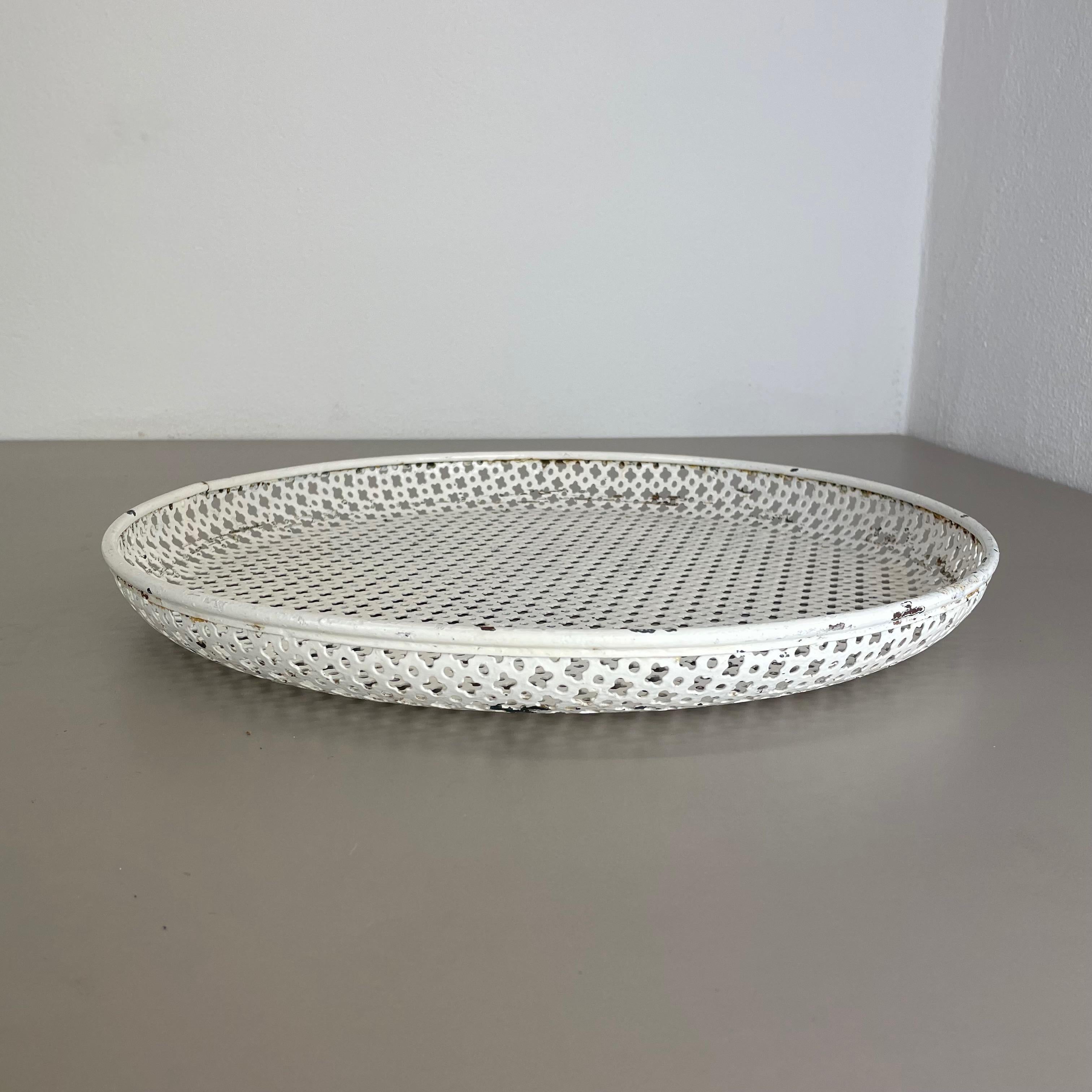 Original French Modernist Metal Tray 