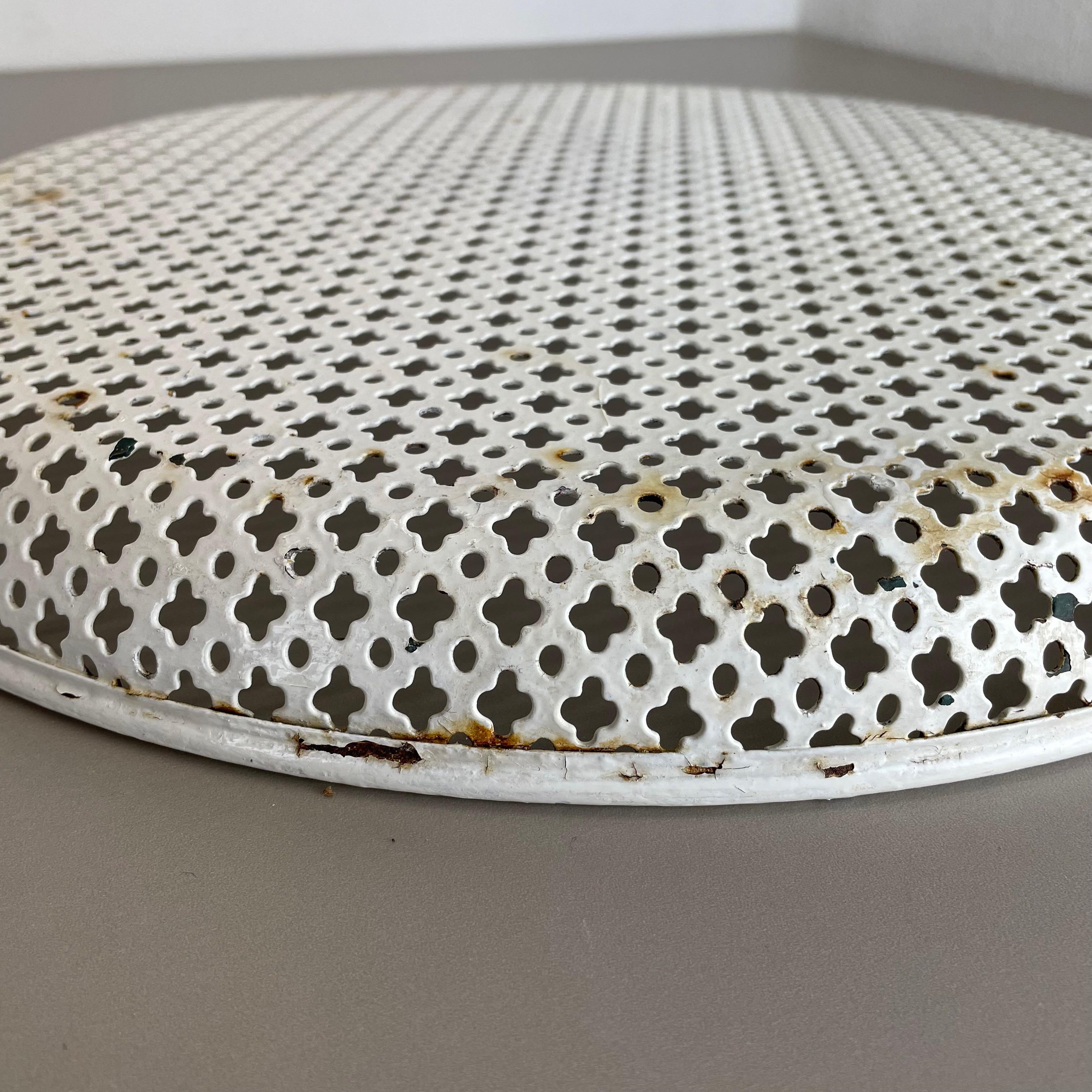 Original französisches modernistisches Metalltablett 
