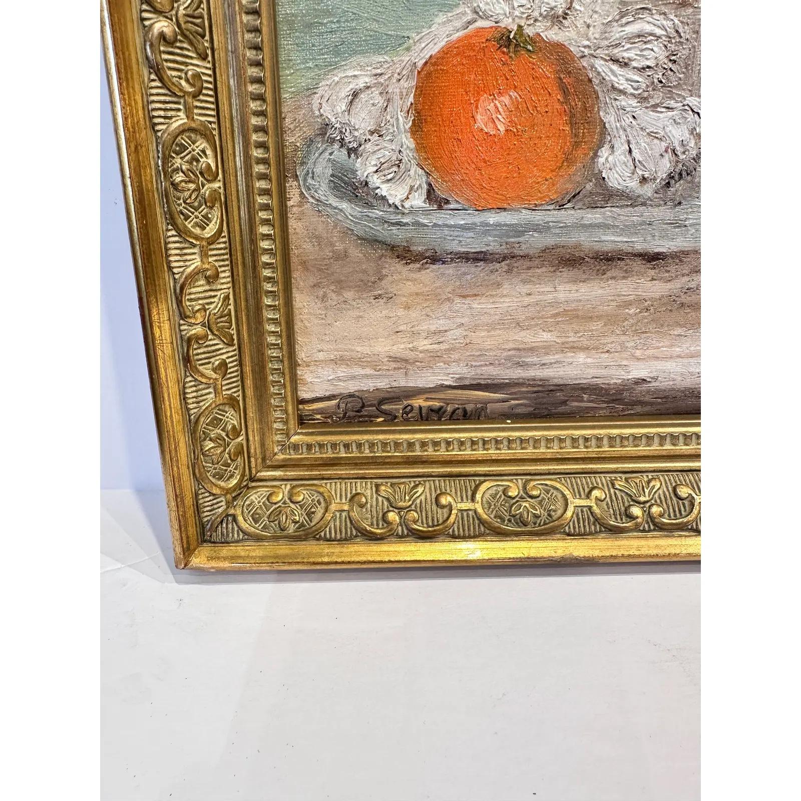 This is a gorgeous French still life! The countertop with cookware and ingredients waiting to be used makes it easy to imagine a morning cooking in the kitchen. Light colors pair together beautifully with some objects being more detailed than