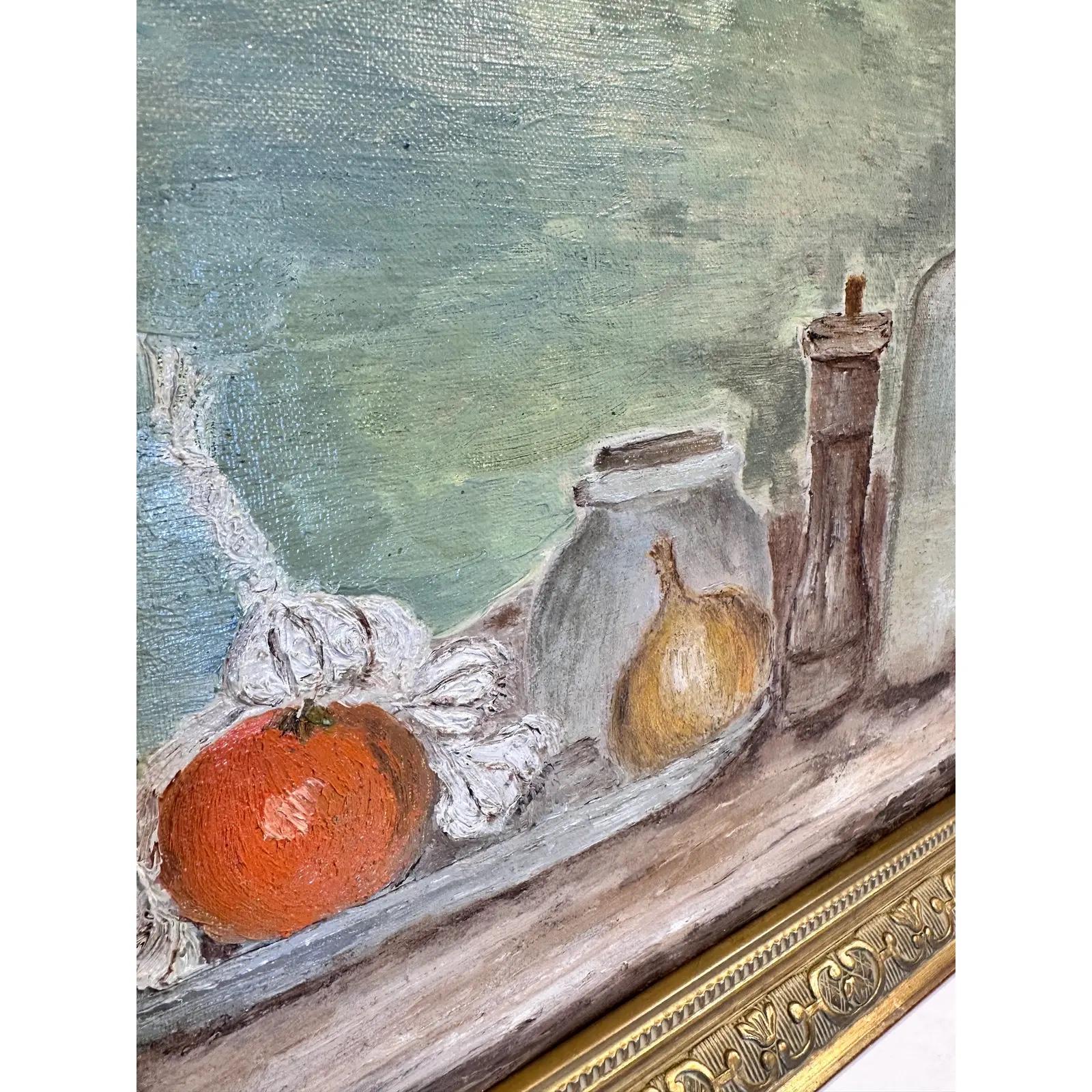 Original French Oil Painting In Good Condition For Sale In Nashville, TN