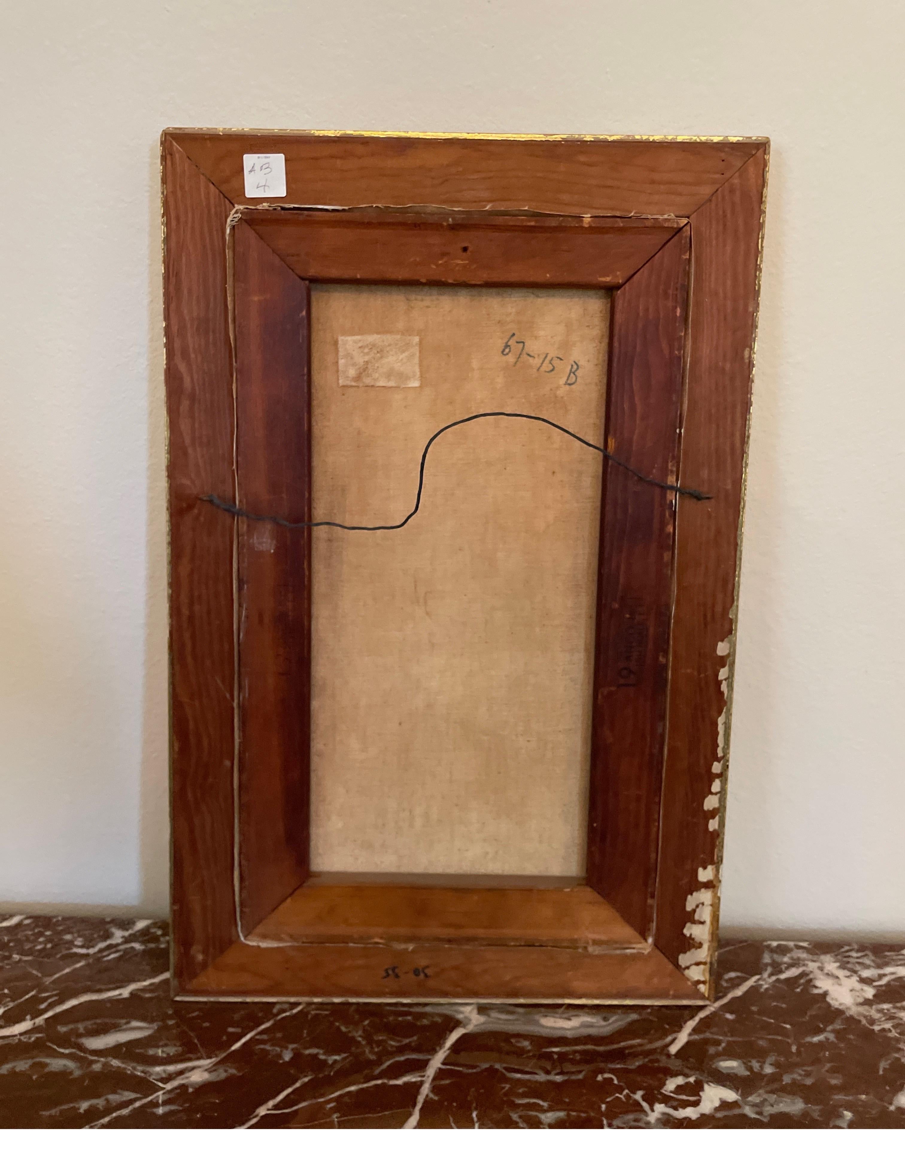 Original französisches Ölgemälde von 