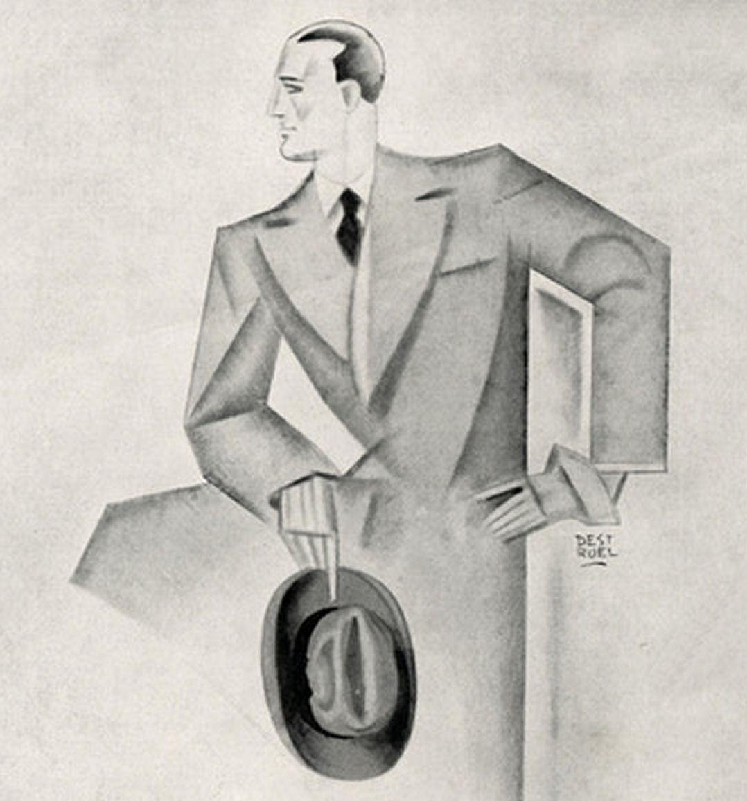Art Deco Original French Print Advert for Hats, circa 1929