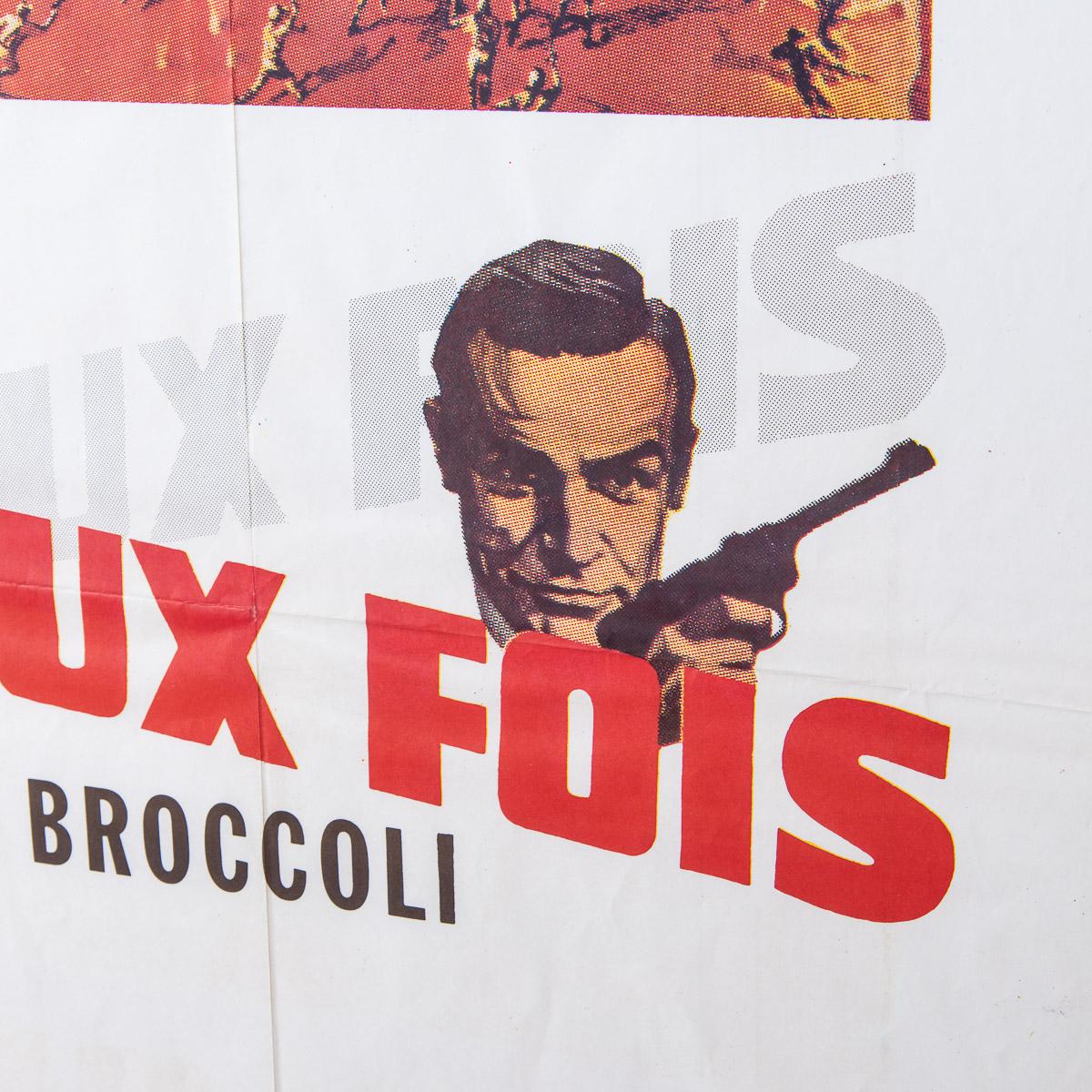 Original französisches Original-Re-Release-Poster James Bond 007 „You Only Live Twice“, um 1980 im Angebot 7