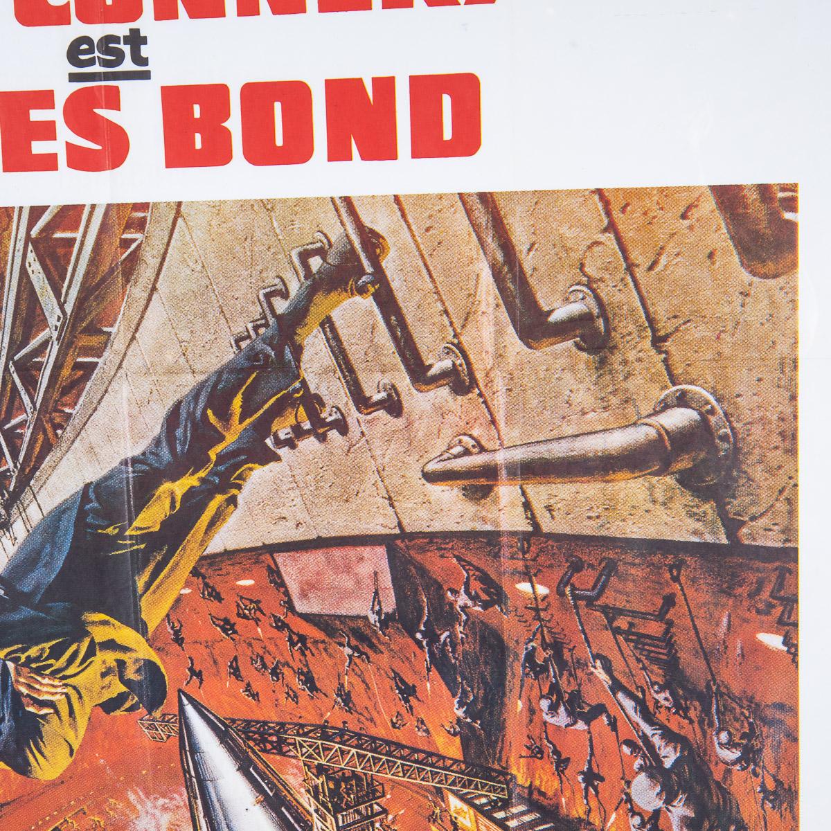 Original französisches Original-Re-Release-Poster James Bond 007 „You Only Live Twice“, um 1980 (20. Jahrhundert) im Angebot