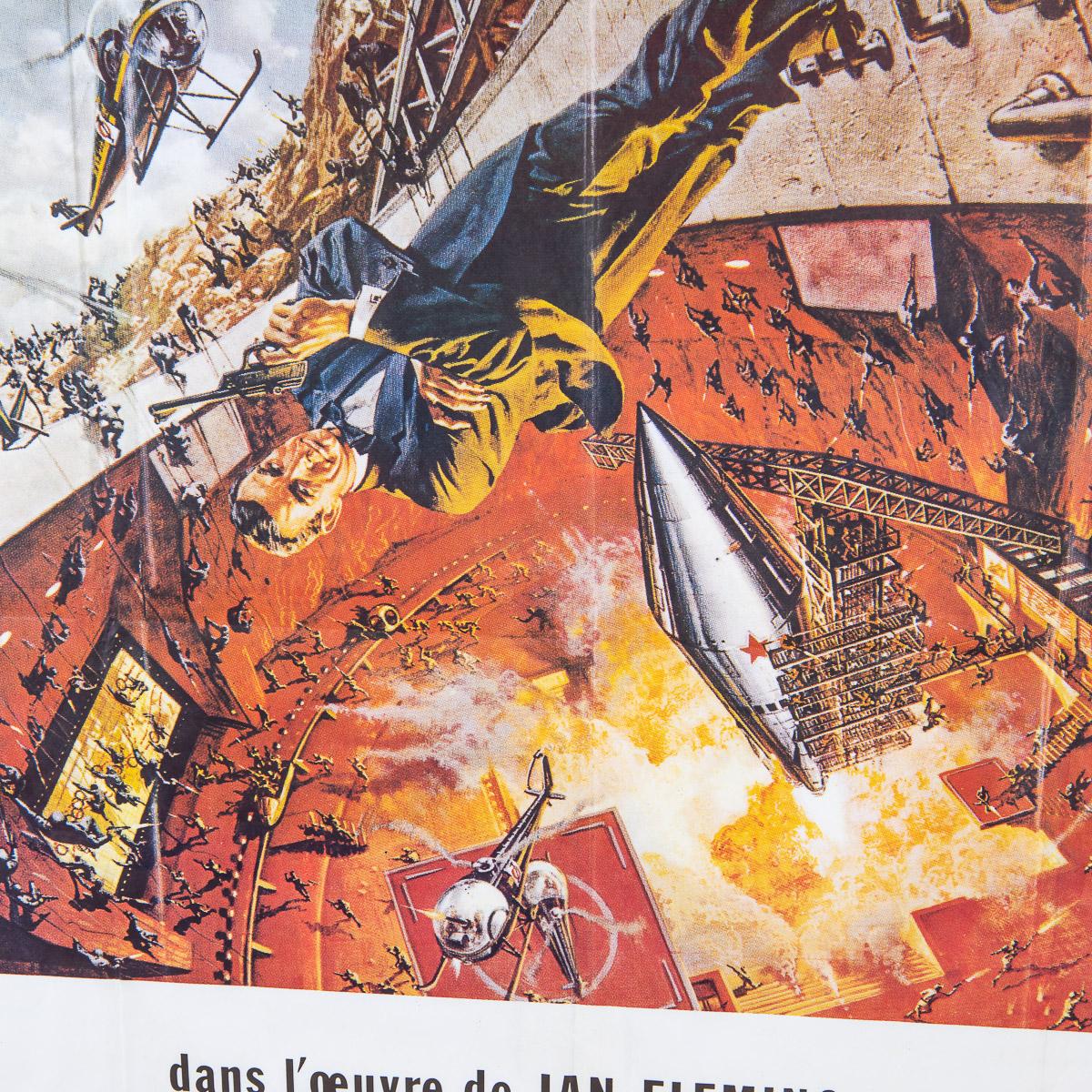 Original französisches Original-Re-Release-Poster James Bond 007 „You Only Live Twice“, um 1980 im Angebot 1