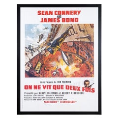 Original French Re-Release James Bond 007 'You Only Live Twice' Poster, c.1980