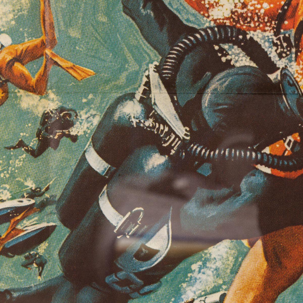 Original French Re-Release James Bond 'Thunderball' Poster 4