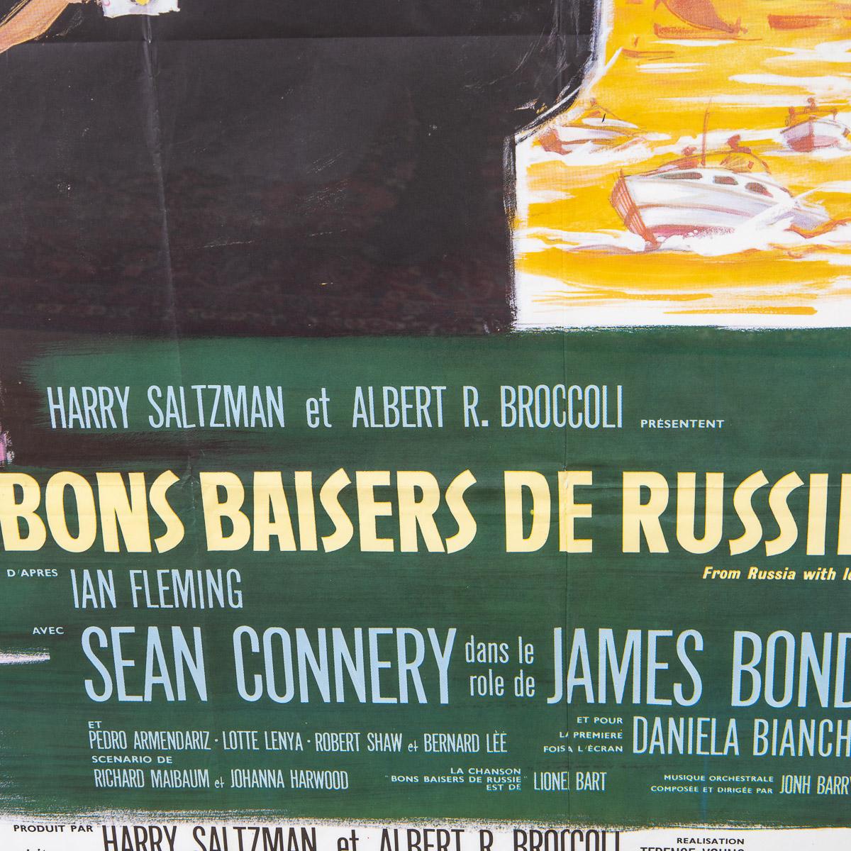 Affiche originale de sortie française de James Bond 007 « From Russia With Love » (De Russie avec amour), .1964 en vente 7