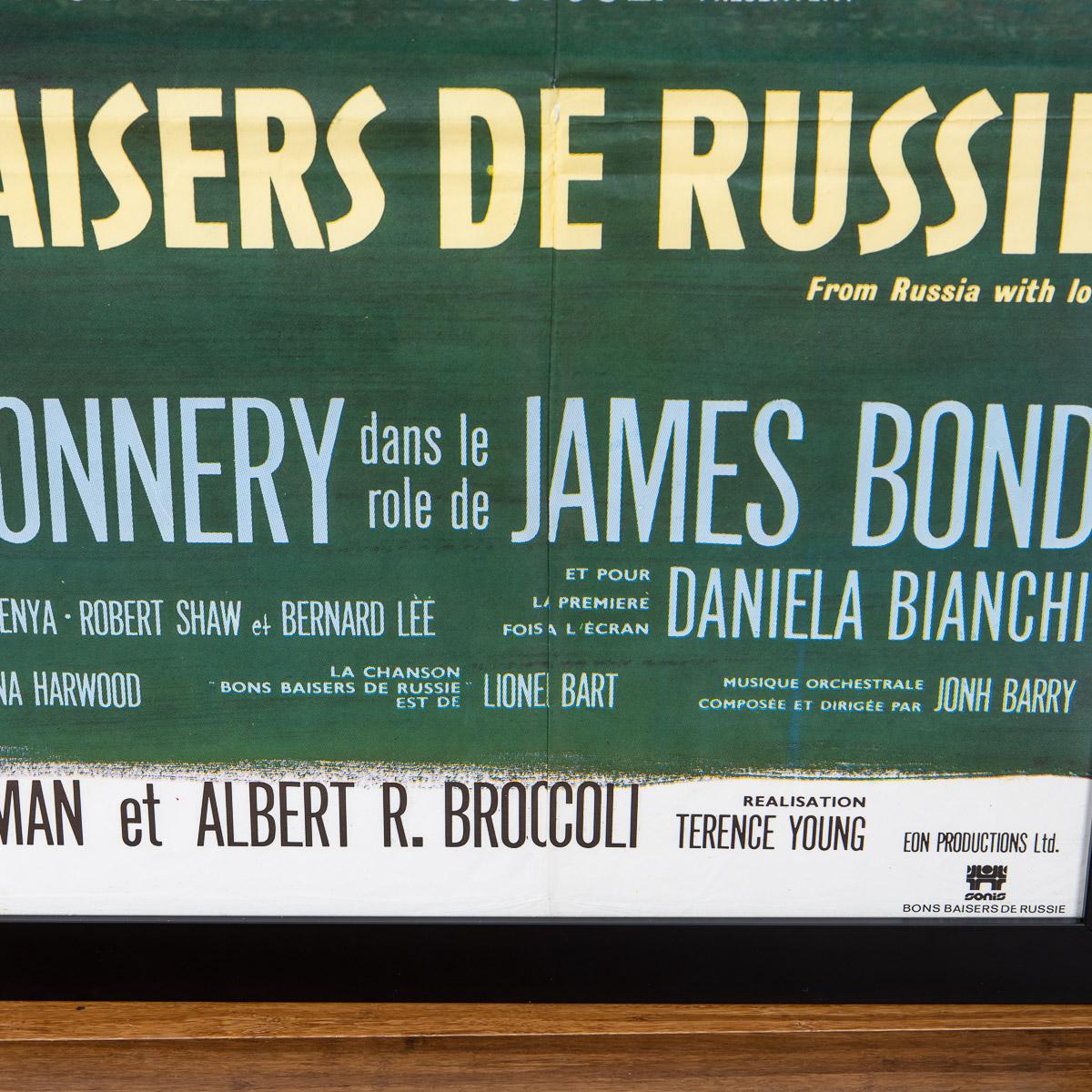 Affiche originale de sortie française de James Bond 007 « From Russia With Love » (De Russie avec amour), .1964 en vente 8