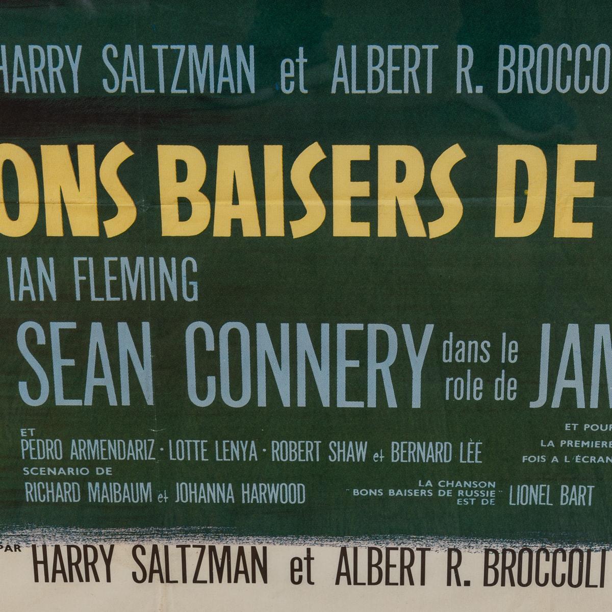 Cartel original francés de James Bond 007 