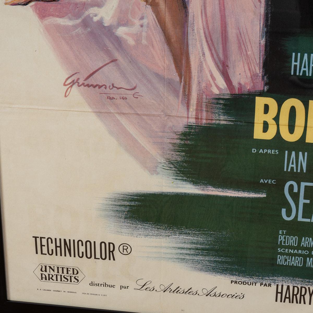 Cartel original francés de James Bond 007 